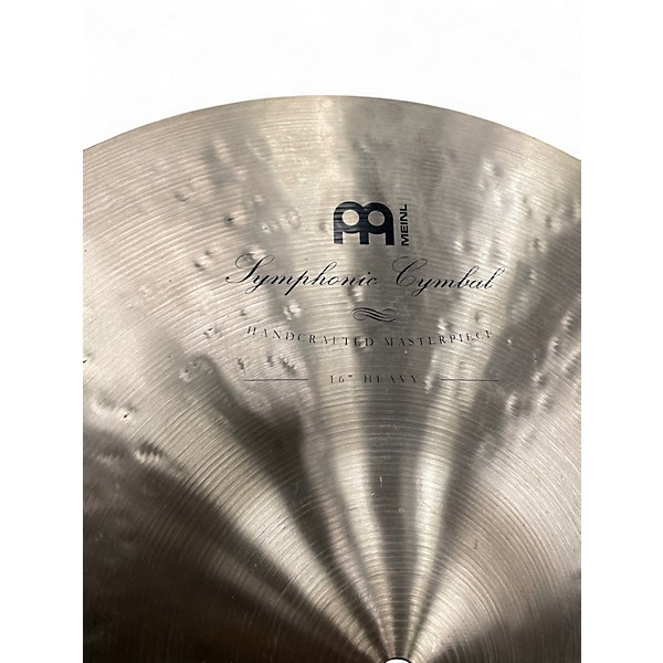 Used MEINL 16in SY16H Symphonic Cymbal Pair Heavy Cymbal