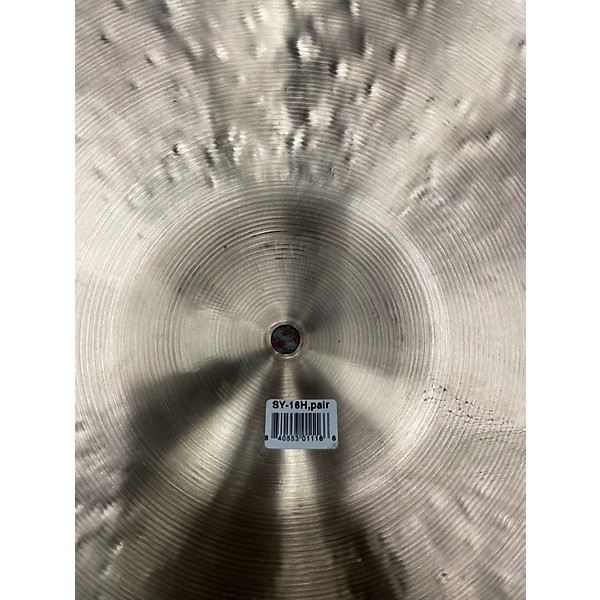 Used MEINL 16in SY16H Symphonic Cymbal Pair Heavy Cymbal