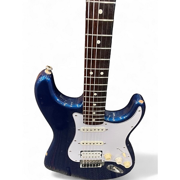 Used Fender STANDARD STRATOCASTER HSS Metallic Blue Solid Body Electric Guitar,Specials : American Fashion Style Bags On Sale