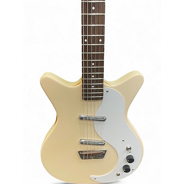 Used Danelectro DC '59 Classic White Solid Body Electric Guitar