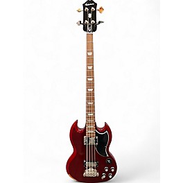 Used Epiphone EB0 Heritage Cherry Electric Bass Guitar