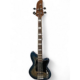 Used Ibanez tmb405 Cosmic Blue Starburst Electric Bass Guitar