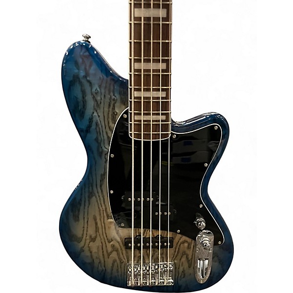 Used Ibanez tmb405 Cosmic Blue Starburst Electric Bass Guitar