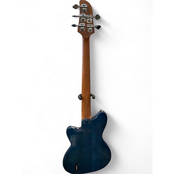 Used Ibanez tmb405 Cosmic Blue Starburst Electric Bass Guitar