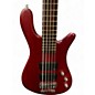 Used RockBass by Warwick Streamer 5 Trans Crimson Red Electric Bass Guitar