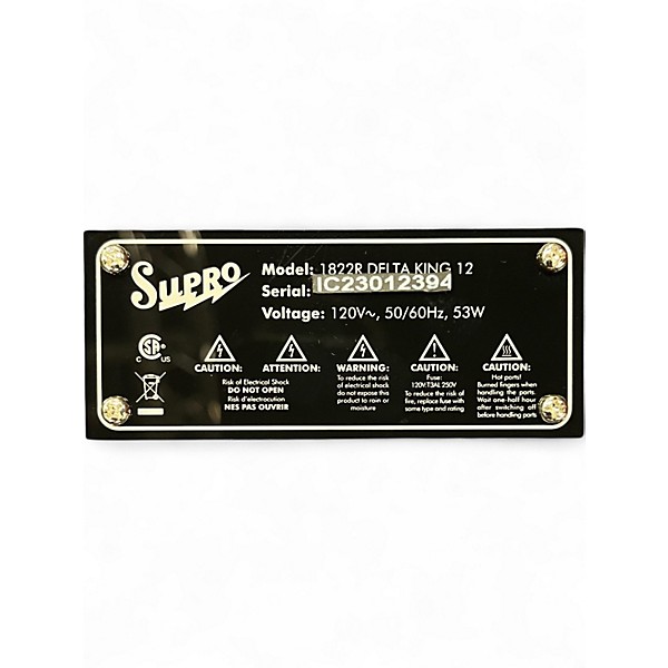 Used Supro DELTA KING 12 Tube Guitar Combo Amp
