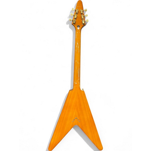 Used Epiphone 1958 Korina Flying V Natural Solid Body Electric Guitar
