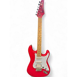Used Kramer VT-211S Pink Solid Body Electric Guitar