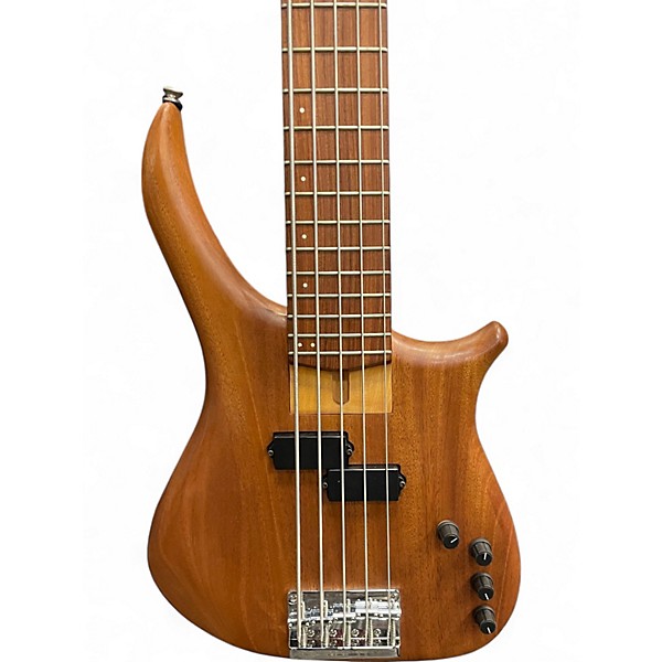 Used US Masters Guitar Works EP5 Natural Electric Bass Guitar