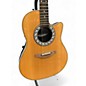 Used Ovation 4861 balladeer Natural Acoustic Electric Guitar thumbnail