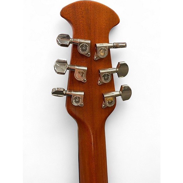 Used Ovation 4861 balladeer Natural Acoustic Electric Guitar