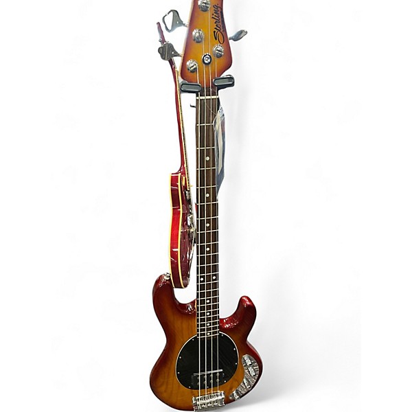 Used Sterling by Music Man Ray34 Honey Burst Electric Bass Guitar