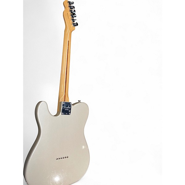 Used Fender American Standard Telecaster Silver Solid Body Electric Guitar