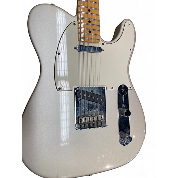 Used Fender American Standard Telecaster Silver Solid Body Electric Guitar