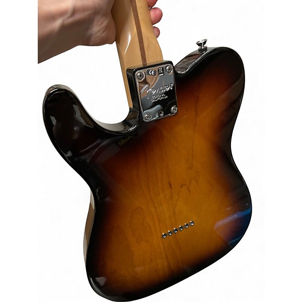 Used Fender American Deluxe Telecaster 2 Tone Sunburst Solid Body Electric Guitar