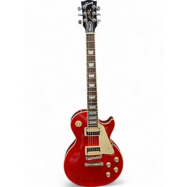 Used Gibson Les Paul Classic Red Solid Body Electric Guitar
