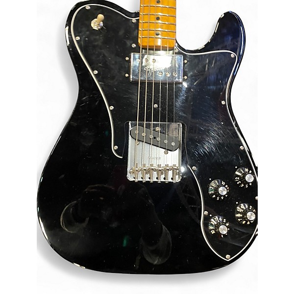 Used Fender AMERICAN VINTAGE II 1977 TELECASTER Black Solid Body Electric Guitar