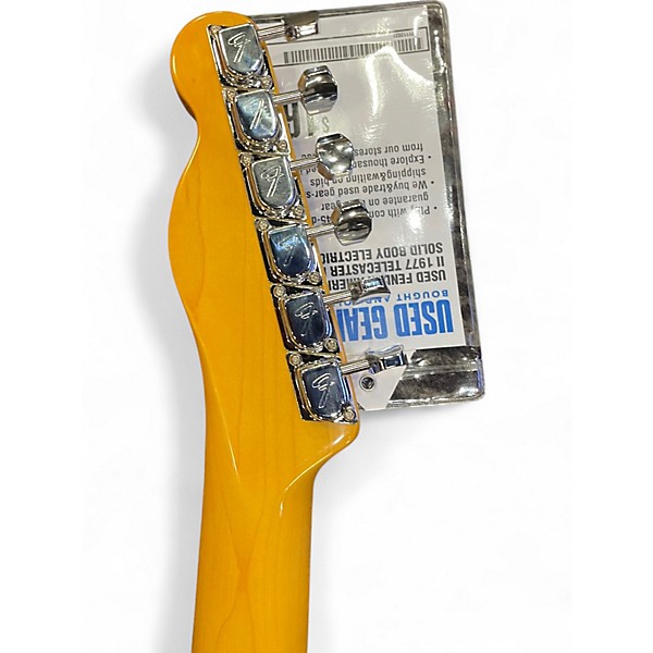 Used Fender AMERICAN VINTAGE II 1977 TELECASTER Black Solid Body Electric Guitar