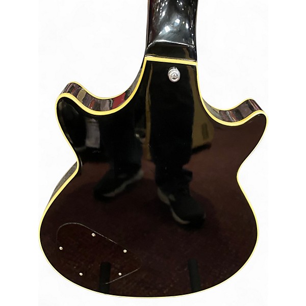 Used Epiphone Genesis Deluxe Pro Black Solid Body Electric Guitar