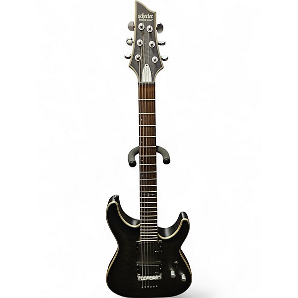 Used Schecter Guitar Research C1 Platinum trans black Solid Body Electric Guitar