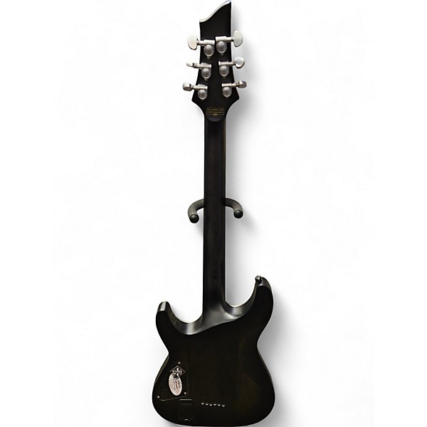 Used Schecter Guitar Research C1 Platinum trans black Solid Body Electric Guitar