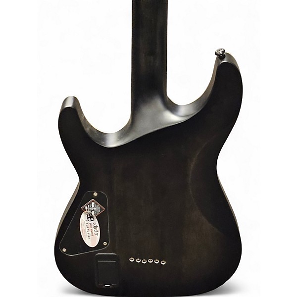 Used Schecter Guitar Research C1 Platinum trans black Solid Body Electric Guitar