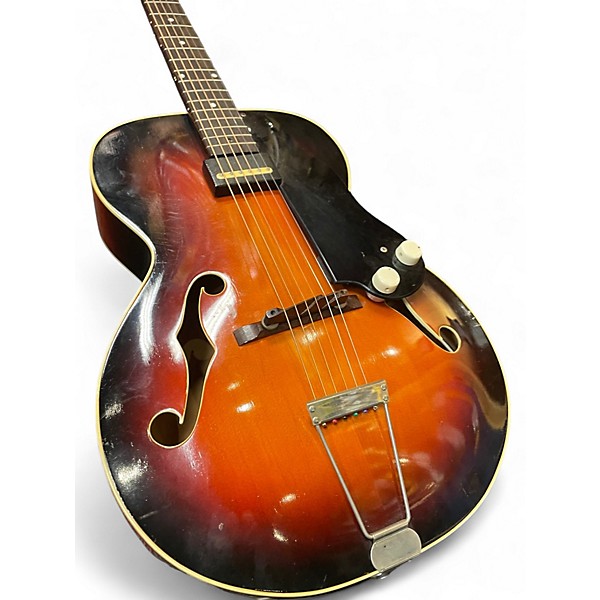 Used National New Yorker 2 Color Sunburst Hollow Body Electric Guitar