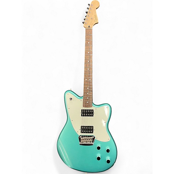 Used Squier PARANORMAL TORONADO Mystic Sea Foam Green Solid Body Electric Guitar