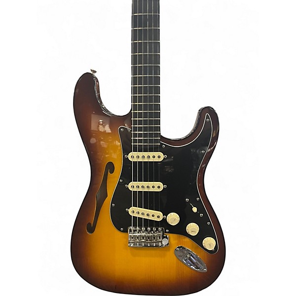 Used Fender Suona Stratocaster violin burst Hollow Body Electric Guitar