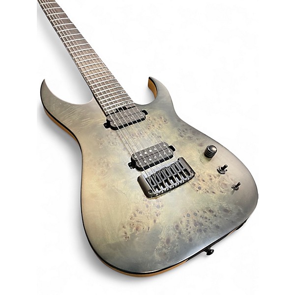 Used Schecter Guitar Research Keith Merrow Signature KM-7 MK-III Artist Lagoon Fade Solid Body Electric Guitar