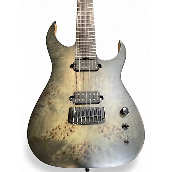 Used Schecter Guitar Research Keith Merrow Signature KM-7 MK-III Artist Lagoon Fade Solid Body Electric Guitar