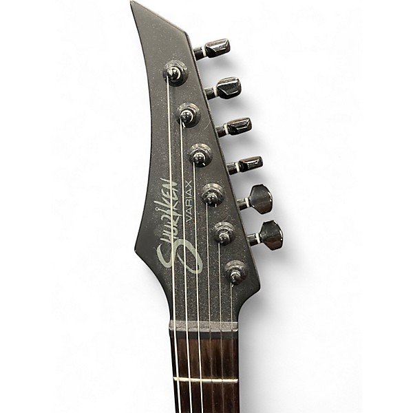 Used Line 6 Shuriken Variax Satin Black Solid Body Electric Guitar