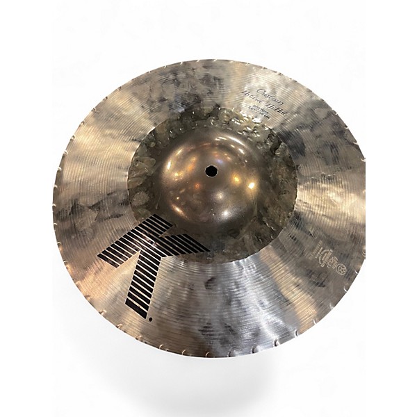 Used Zildjian 14.25in K Custom Hybrid Hi Hat Bottom Cymbal