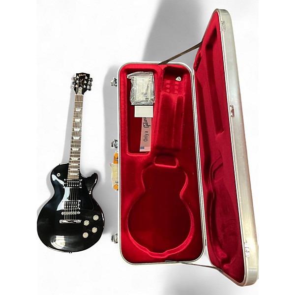 Used 2016 Gibson les paul studio high performance Ebony Solid Body Electric Guitar