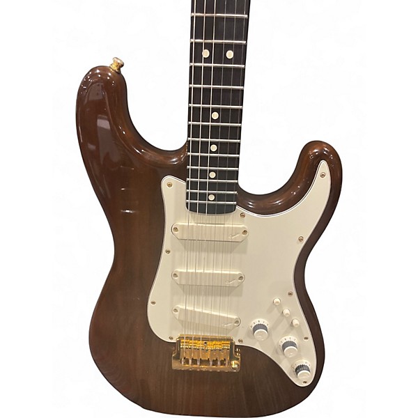 Vintage 1980s Fender 1980s  Stratocaster BROWN Solid Body Electric Guitar