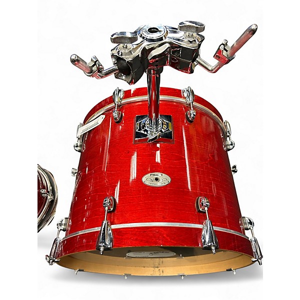 Used Premier 4 Piece Artist Birch Candy Apple Red Drum Kit