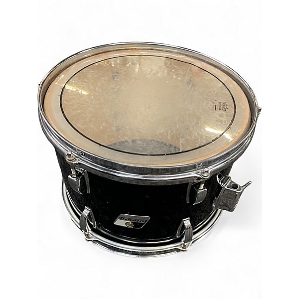Vintage 1984 Ludwig 4 Piece 4 PIECE ROCKER Black Drum Kit