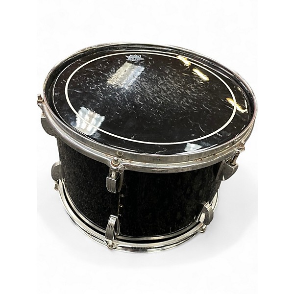 Vintage 1984 Ludwig 4 Piece 4 PIECE ROCKER Black Drum Kit