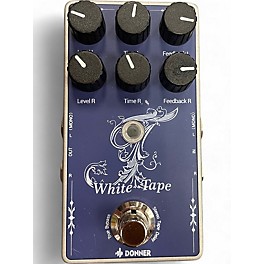 Used Donner White Tape Effect Pedal