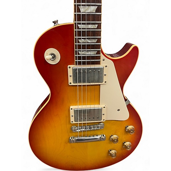 Used Gibson CUSTOM 1958 LES PAUL STANDARD REISSUE VOS HERRITAGE CHERRY BURST Solid Body Electric Guitar