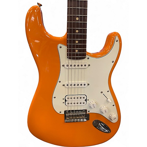 Used 2019 Fender Player Stratocaster HSS Orange Solid Body Electric Guitar