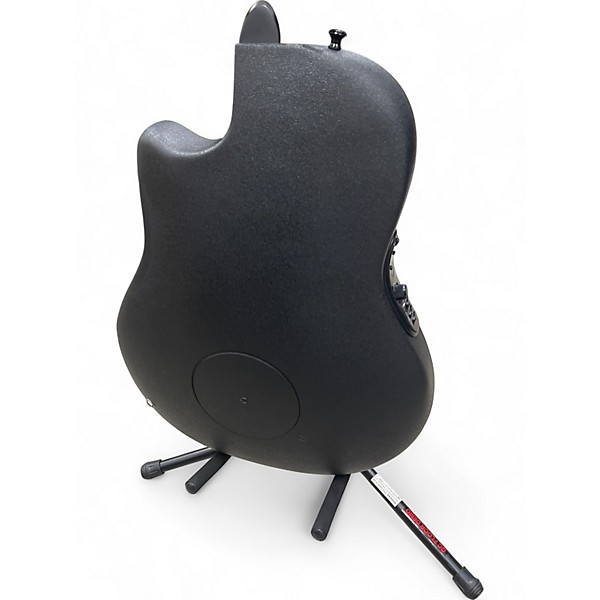 Used Ovation Elite tx Black Acoustic Electric Guitar