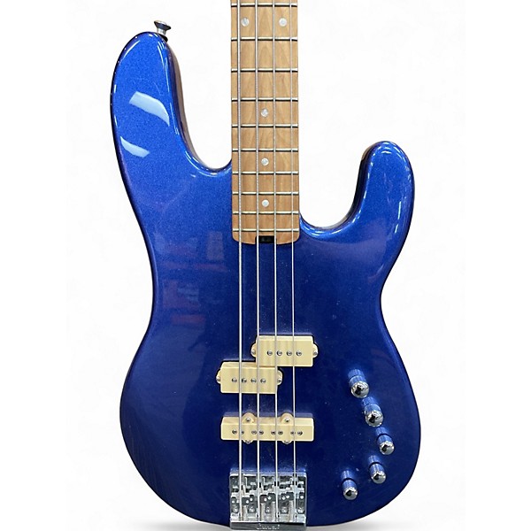 Used Charvel PRO MOD PJ IV Metallic Blue Electric Bass Guitar