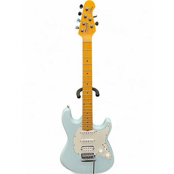 Used Sterling by Music Man Cutlass HSS Daphne Blue Solid Body Electric Guitar