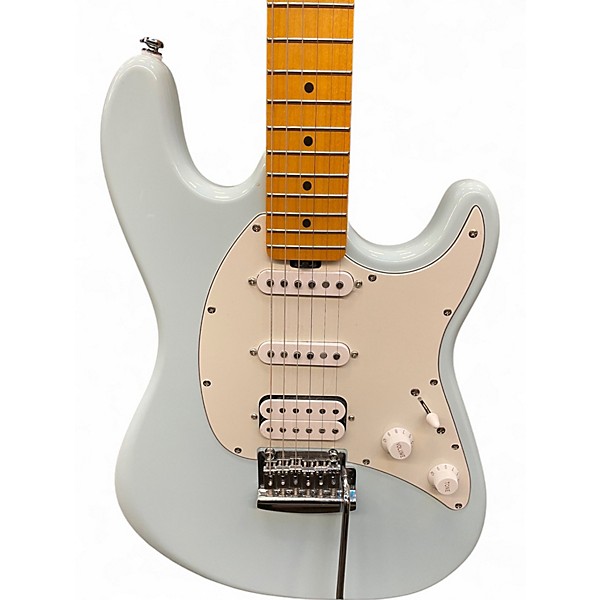 Used Sterling by Music Man Cutlass HSS Daphne Blue Solid Body Electric Guitar