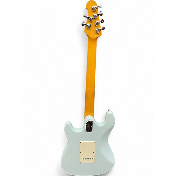 Used Sterling by Music Man Cutlass HSS Daphne Blue Solid Body Electric Guitar