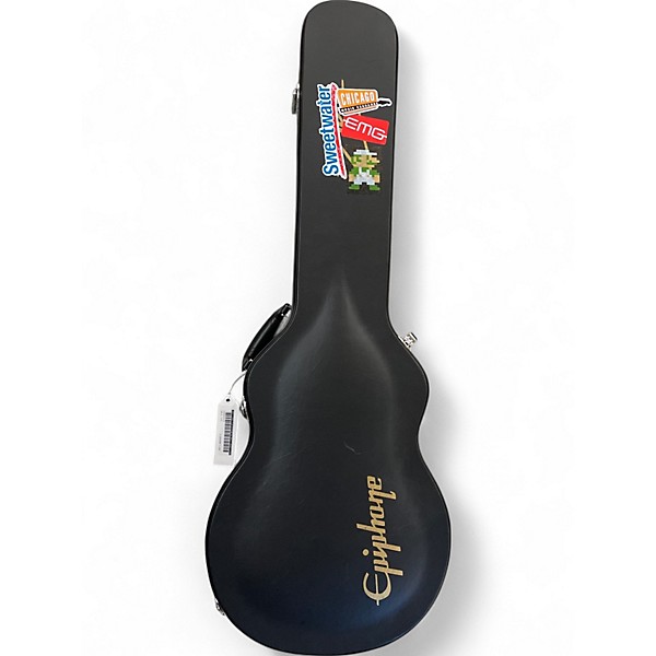 Used Epiphone Matt Heafy Les Paul Custom 7 Bone White Solid Body Electric Guitar