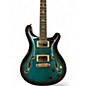 Used PRS SE Hollowbody Piezo Blue Hollow Body Electric Guitar