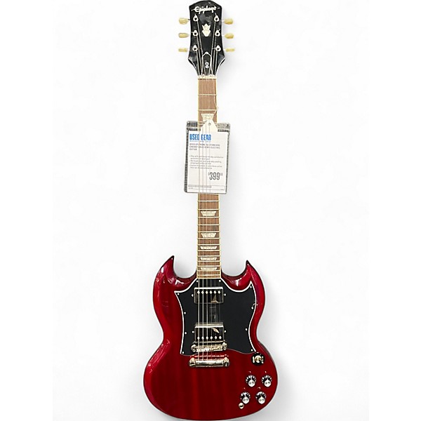 Used Epiphone SG Standard Cherry Solid Body Electric Guitar,New Products : American Fashion Style Bags On Sale