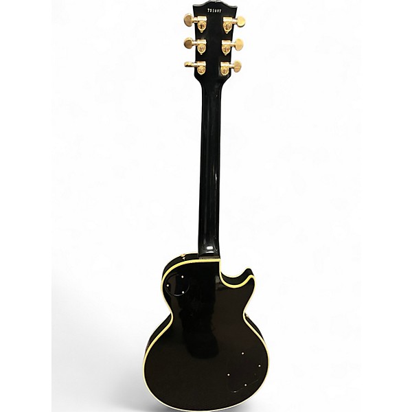 Used 2006 Gibson Les Paul Custom 2006 Reissue Left Handed Black Solid Body Electric Guitar